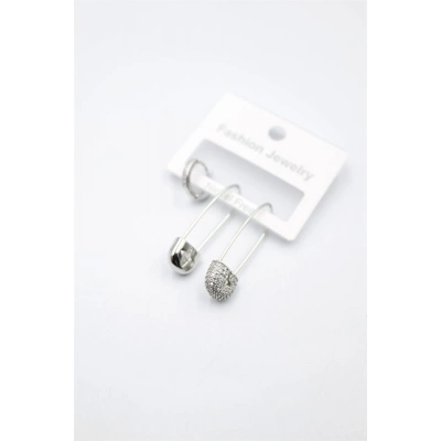 3lü Filkete Küpe - Gümüş