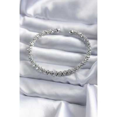 316L Çelik Gümüş Renk Kadın Bileklik