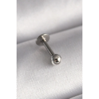 316L Çelik Gümüş Renk Topçuk Piercing