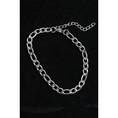 316L Çelik Klasik Model Gümüş Renk Erkek Bileklik