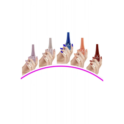 5 Adet Keratinli Besleyici Oje 14 ml SET5