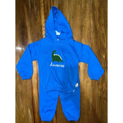 6-24 aylık araba baskılı takım gri