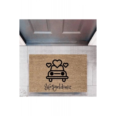 Bfs Kapı Önü Paspası Dekoratif Dijital Baskı Arabalar P-2684