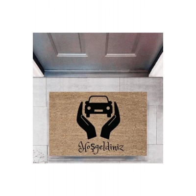 Bfs Kapı Önü Paspası Dekoratif Dijital Baskı Arabalar P-2687