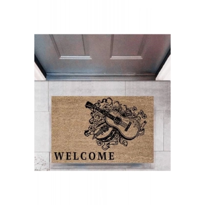 Bfs Kapı Önü Paspası Dekoratif Dijital Baskı Müzikp-2749