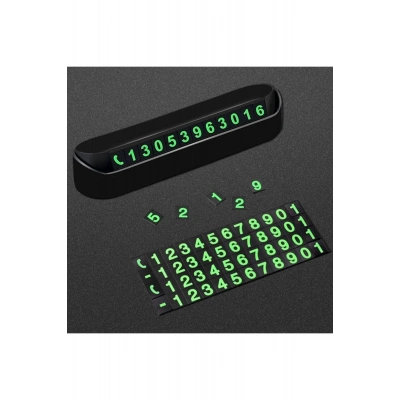 Bfs Pratik Fosforlu Telefon Numarası Yamzak İçin Araç İçi Oto Numaratör Numaralık