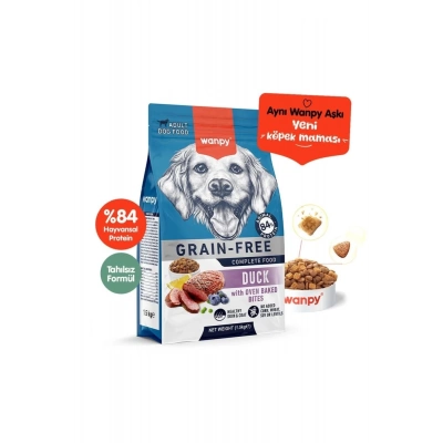Wanpy Ördekli Tahılsız Yetişkin Köpek Maması 1.5 Kg
