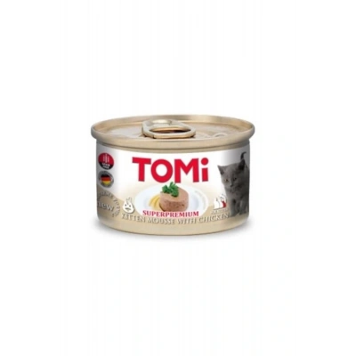 Tomi Kıyılmış Tavuklu Tahılsız Yavru Konserve Kedi Maması 85 Gr
