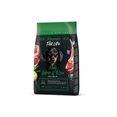 Fitmin For Life Mini Irk Kuzu Etli Ve Pirinçli Yetişkin Köpek Maması 2.5 Kg