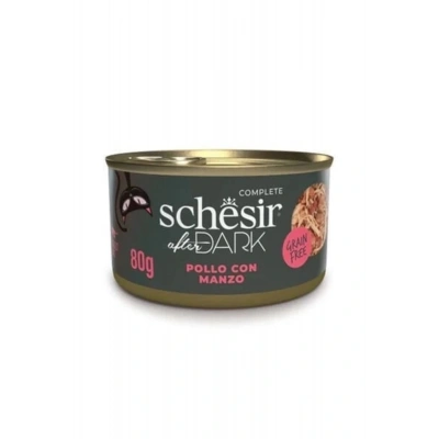 Schesir After Dark Pate Tavuklu Ve Sığır Etli Yetişkin Kedi Konservesi 80 Gr
