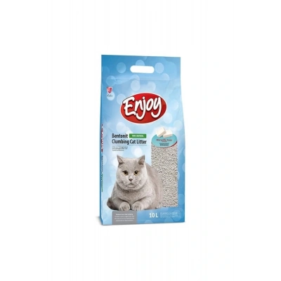 Enjoy Topaklanan Marsilya Sabun Kokulu Bentonit Doğal Kedi Kumu 10 Lt