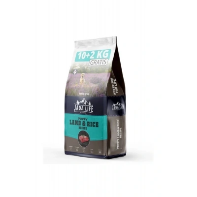 Jada Life Puppy Kuzu Ve Pirinçli Yavru Köpek Maması 10 Kg + 2 Kg Hediyeli