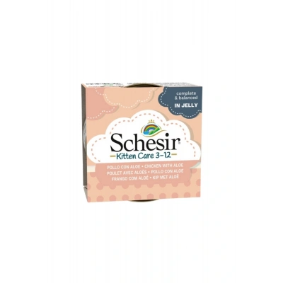 Schesir Kitten Tavuk Ve Aloeveralı Yavru Konserve Kedi Maması 85 Gr