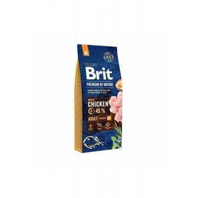 Brit Premium By Nature Adult Orta Irk Tavuklu Yetişkin Köpek Maması 15 Kg