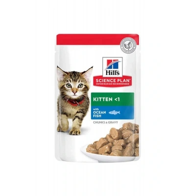 Hills Kitten Okyanus Balıklı Pouch Yavru Konserve Kedi Maması 85 Gr