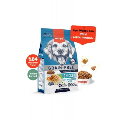 Wanpy Tavuklu Tahılsız Yetişkin Köpek Maması 1.5 Kg