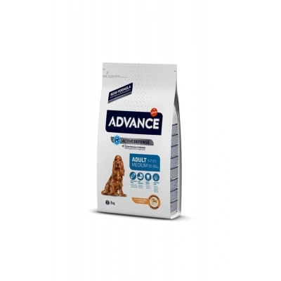 Advance Adult Medium Tavuklu Orta Irk Yetişkin Köpek Maması 3 Kg