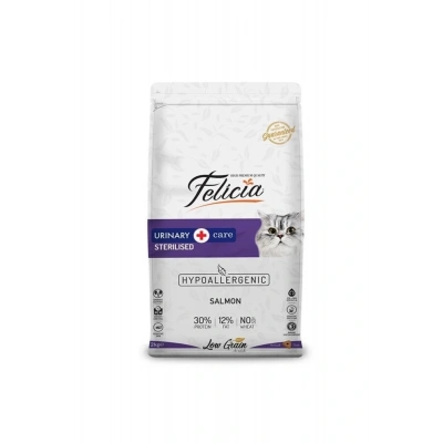 Felicia Düşük Tahıllı Hipoalerjenik Somonlu Kısırlaştırılmış Kedi Maması 2 Kg