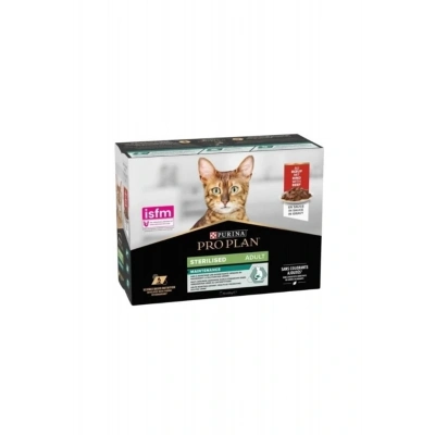 Pro Plan Sığır Etli Pouch Kısırlaştırılmış Konserve Kedi Maması 10 Adet 85 Gr