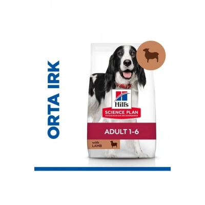 Hills Kuzu Etli Orta Irk Yetişkin Köpek Maması 2.5 Kg