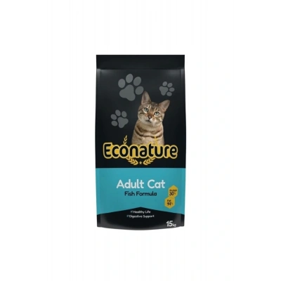 Econature Balıklı Yetişkin Kedi Maması 15 Kg