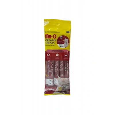 Meo Creamy Ton Balıklı Ve Domatesli Kedi Ödül Maması 4X15 Gr