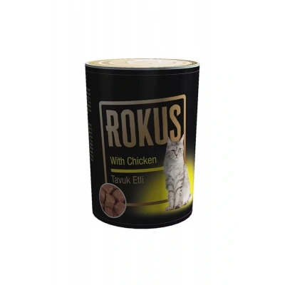 Rokus Tavuklu Yetişkin Konserve Kedi Maması 1 Adet 410 Gr