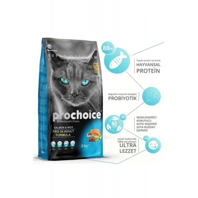 Pro Choice Pro 34 Adult Somonlu Yetişkin Kedi Maması 15 Kg