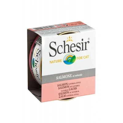 Schesir Somonlu Naturel Konserve Kedi Maması 85 Gr
