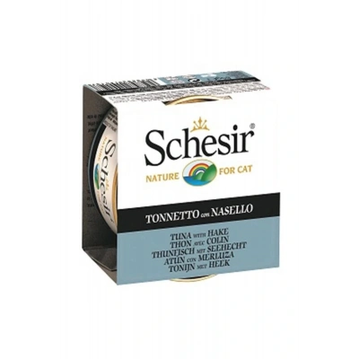 Schesir Tuna Balıklı Ve Barlam Balığı Jöleli Konserve Kedi Maması 85 Gr