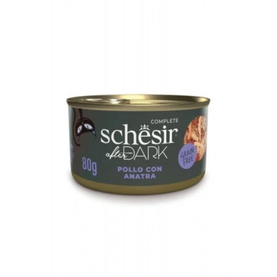 Schesir After Dark Pate Tavuklu Ve Ördekli Yetişkin Kedi Konservesi 80 Gr