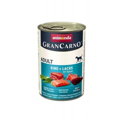 Animonda Gran Carno Sığır Etli Ve Ispanaklı Yetişkin Köpek Konservesi 400 Gr