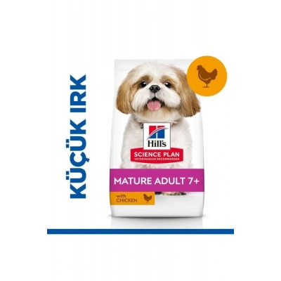 Hills Mature 7+ Tavuklu Mini Irk Yaşlı Köpek Maması 1.5 Kg
