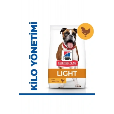 Hills Light Orta Irk Tavuklu Diyet Köpek Maması 14 Kg