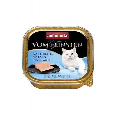 Animonda Vom Feinsten Mildes Menu Hindi Etli Ve Alabalıklı Yetişkin Konserve Kedi Maması 100 Gr