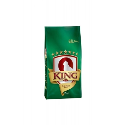 King Balıklı Yetişkin Kedi Maması 15 Kg