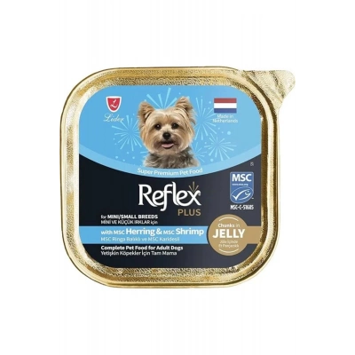 Plus Ringa Balıklı Ve Karidesli Küçük Irk Konserve Yetişkin Köpek Maması 85 Gr