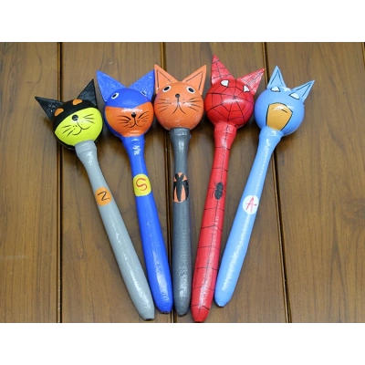 Ahşap 5li Marakas Seti Model 2