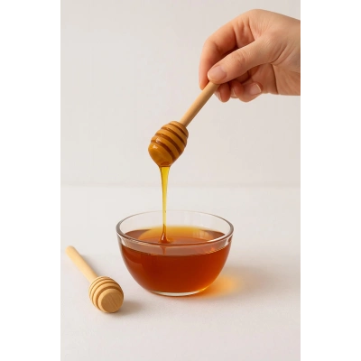 Ahşap Bal Kaşığı Seti 2’li 16,5 cm