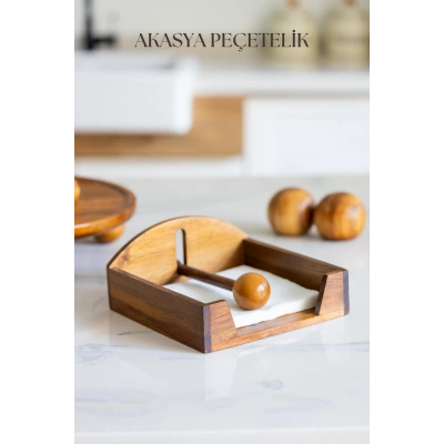 Akasya Ağacı Peçetelik - Şık ve Fonksiyonel