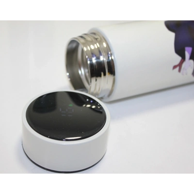 Anime Baskılı Dijital Göstergeli Termos 500 ml Model 1