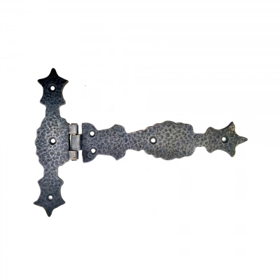 Antika Tarz Dekoratif Pirinç Kuyruklu Zambak Menteşe - 175x248 Mm, Oksit