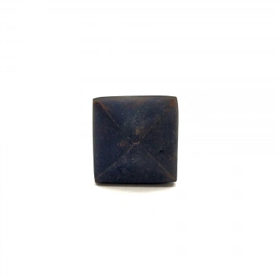 Antika Tarz Dekoratif Pirinç Piramit Kabara - 21 Mm, Oksit