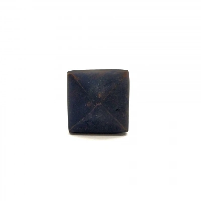 Antika Tarz Dekoratif Pirinç Piramit Kabara - 21 Mm, Oksit