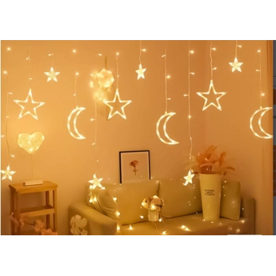 Ay Yıldız Perde Led 3m