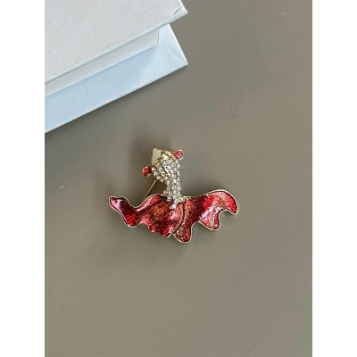 Balık Broş - Kırmızı
