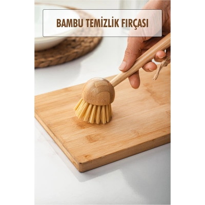 Bambu Temizlik Fırçası