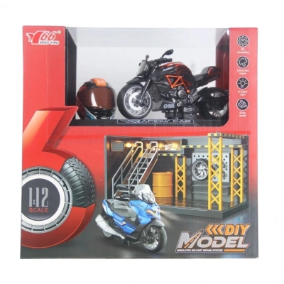 BFS 1/12 Motosiklet Gustav PB 3R Sesli ve Işıklı