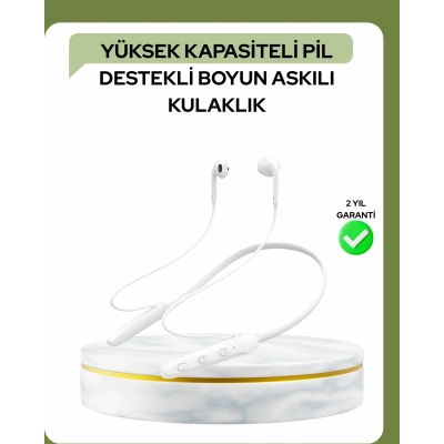 BFS 100 Saat Pil Ömrü Boyun Askılı Bluetooth Kablosuz Kulaklık