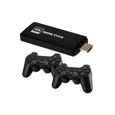 BFS 2 Kollu Kablosuz 2.4G Retro Oyunlar 4k Game Stick 3500 Oyun Atari